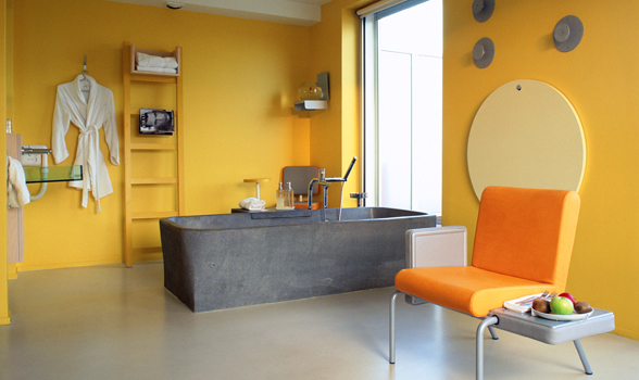 Découvrez les concepts de chambre design du HI hotel à Nice.